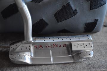 T.P.Mills Co. Custom Crafted Golf Putter - Exotic Ming Flow Neck - Hand Made in USA  - Free Shipping