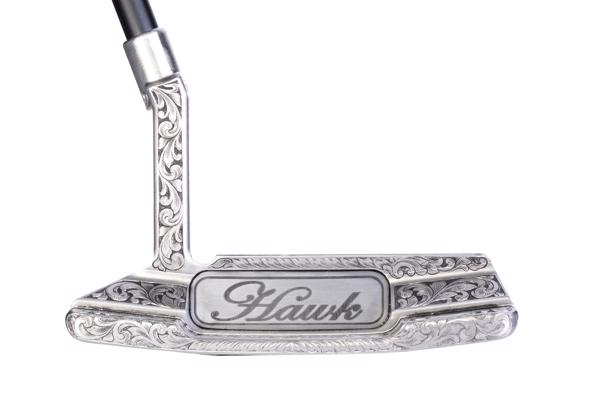 The HAWK Golf Putter - Hand engraved commemorating the Legend Ben Hogan "The Hawk"