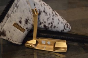 Kronos Golf Putter - Trombone rare Brass Long Plumber Neck - #61 of 72 made - Face Balanced